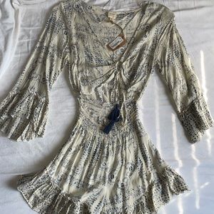 Medium Beachy, Patterned Romper
